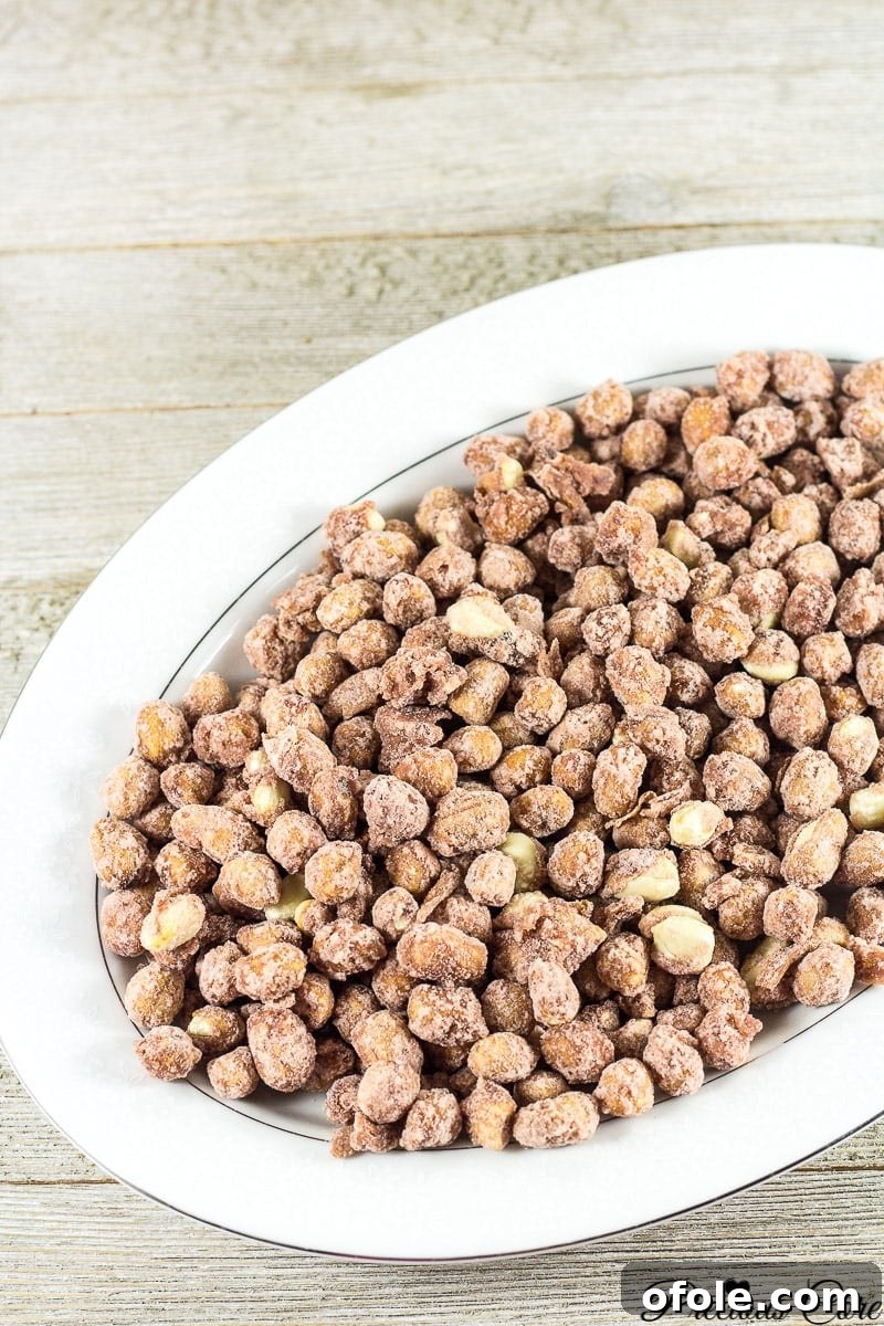 Homemade Candied Peanuts 2 groundnut sweet -sugar coated peanuts, a popular African snack.