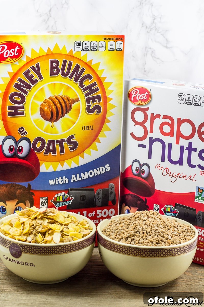The Cereal-Crusted Breakfast Pizza 11 Honey Bunches of Oats with Almonds and Grape Nuts