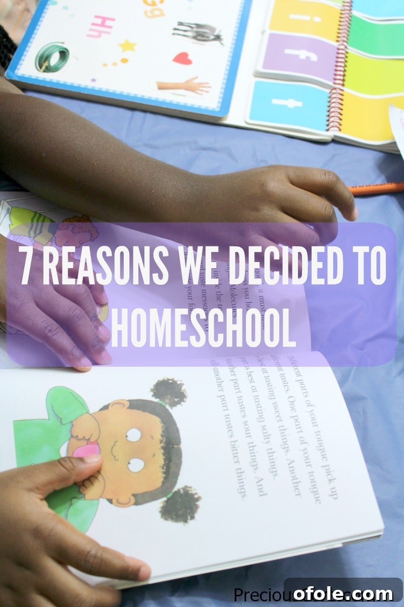African homeschooling family learning together