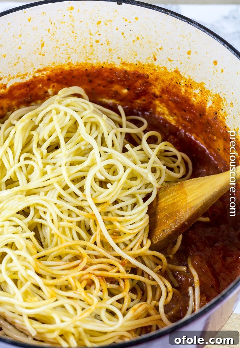 Sequential steps for making blackened shrimp and pasta