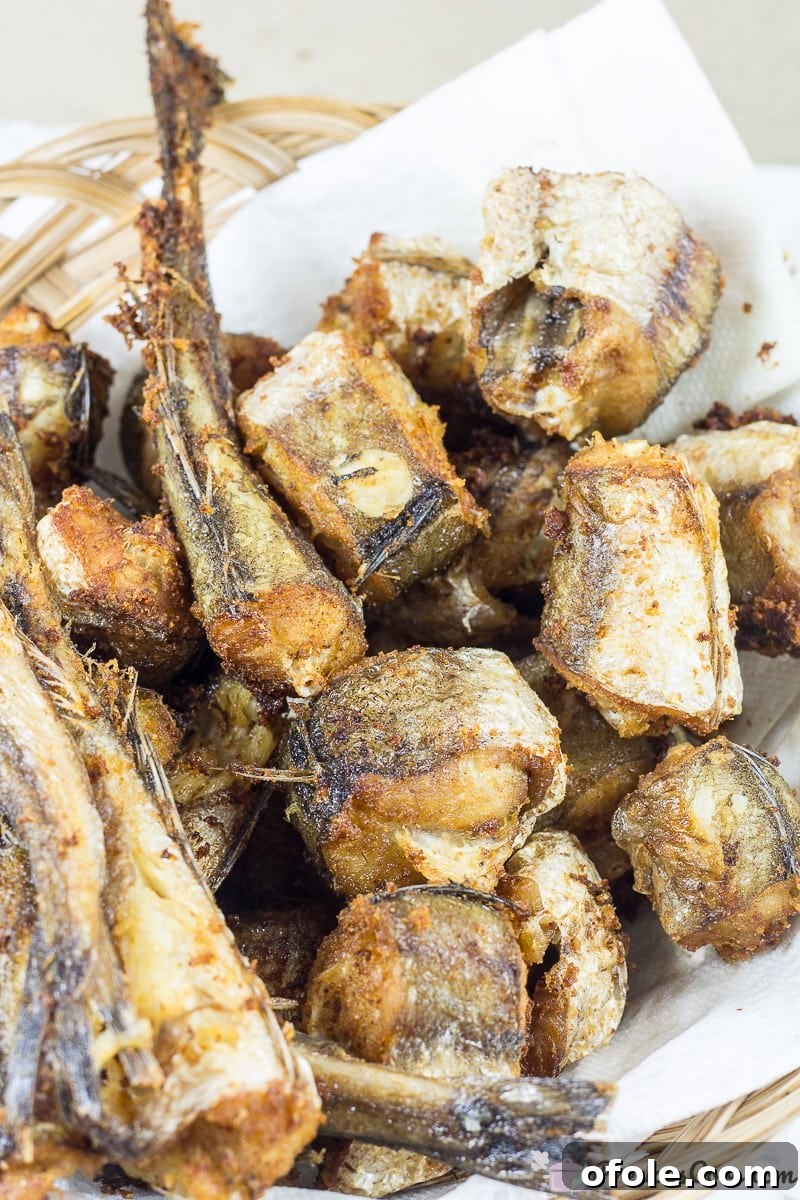 Sweet Chili Glazed Fish 4 Fried fish pieces for Nigerian peppered fish.