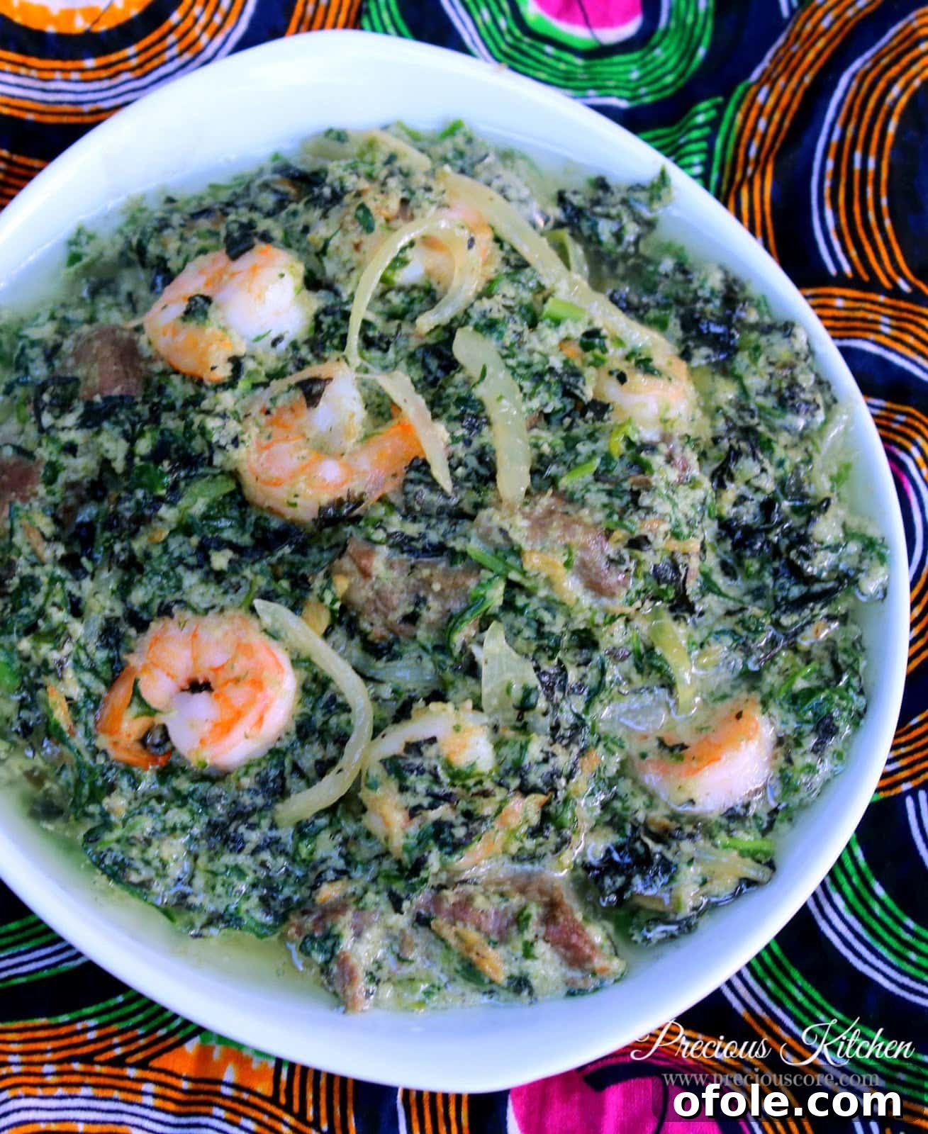 July Highlights 4 A vibrant bowl of Ndole, a traditional Cameroonian dish