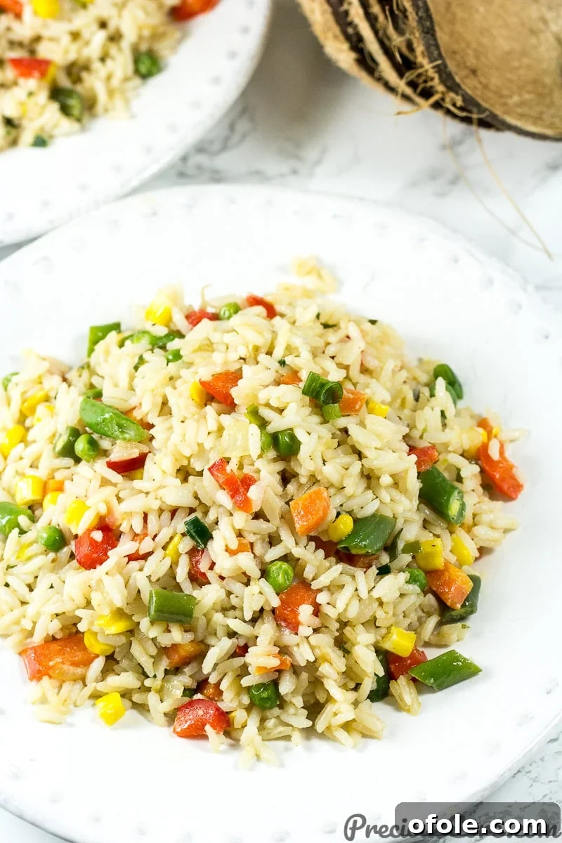 Sunshine Coconut Fried Rice 2 Irresistible Coconut Fried Rice