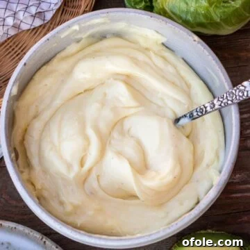 Mastering Homemade Mayonnaise 12 Homemade Mayonnaise in a bowl