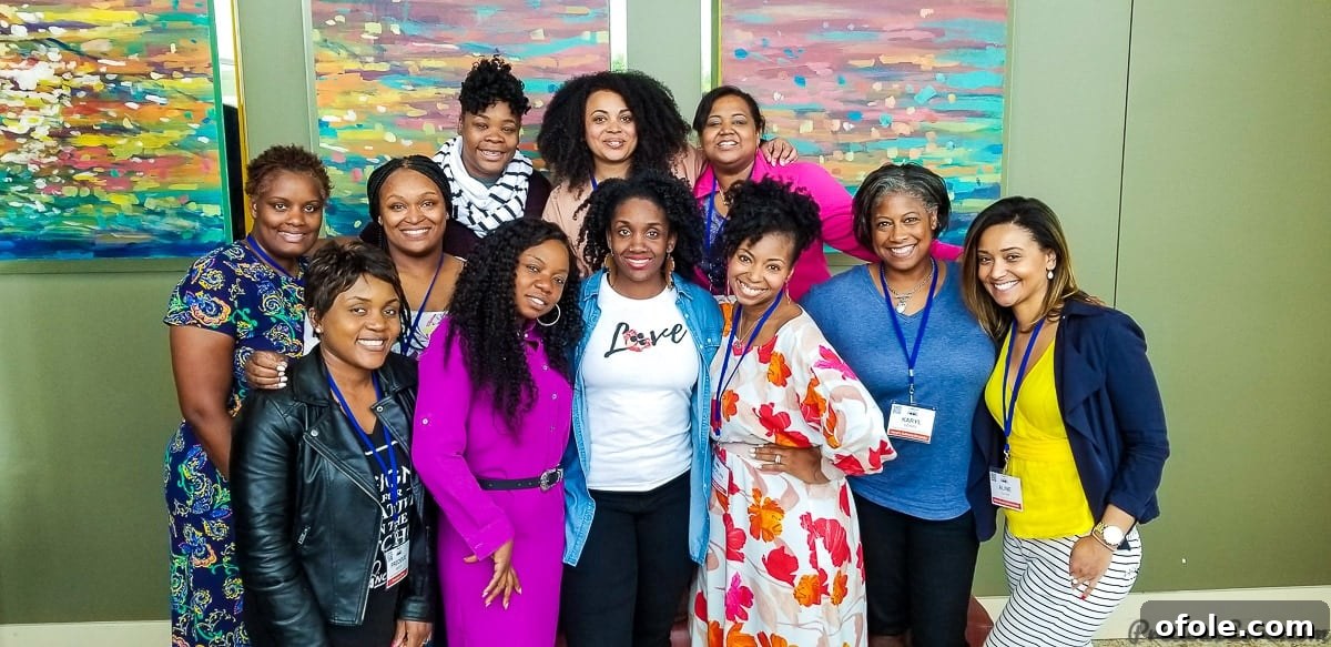 Igniting My Blog: Conference Immersion 12 Group photo of Black Food Bloggers at the Everything Food Conference