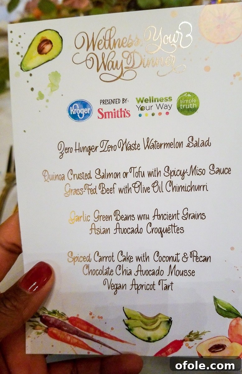Igniting My Blog: Conference Immersion 17 Detailed dinner menu for the Everything Food Conference gala