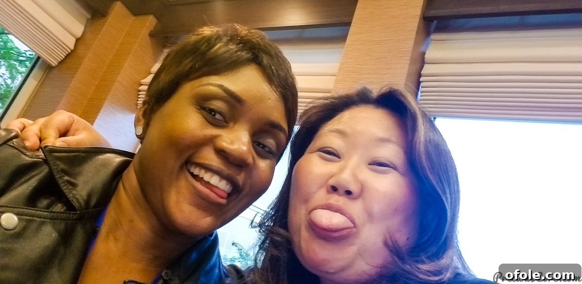 Igniting My Blog: Conference Immersion 7 Blogger Precious Core posing with Nagi Maehashi of Recipe Tin Eats at the Everything Food Conference