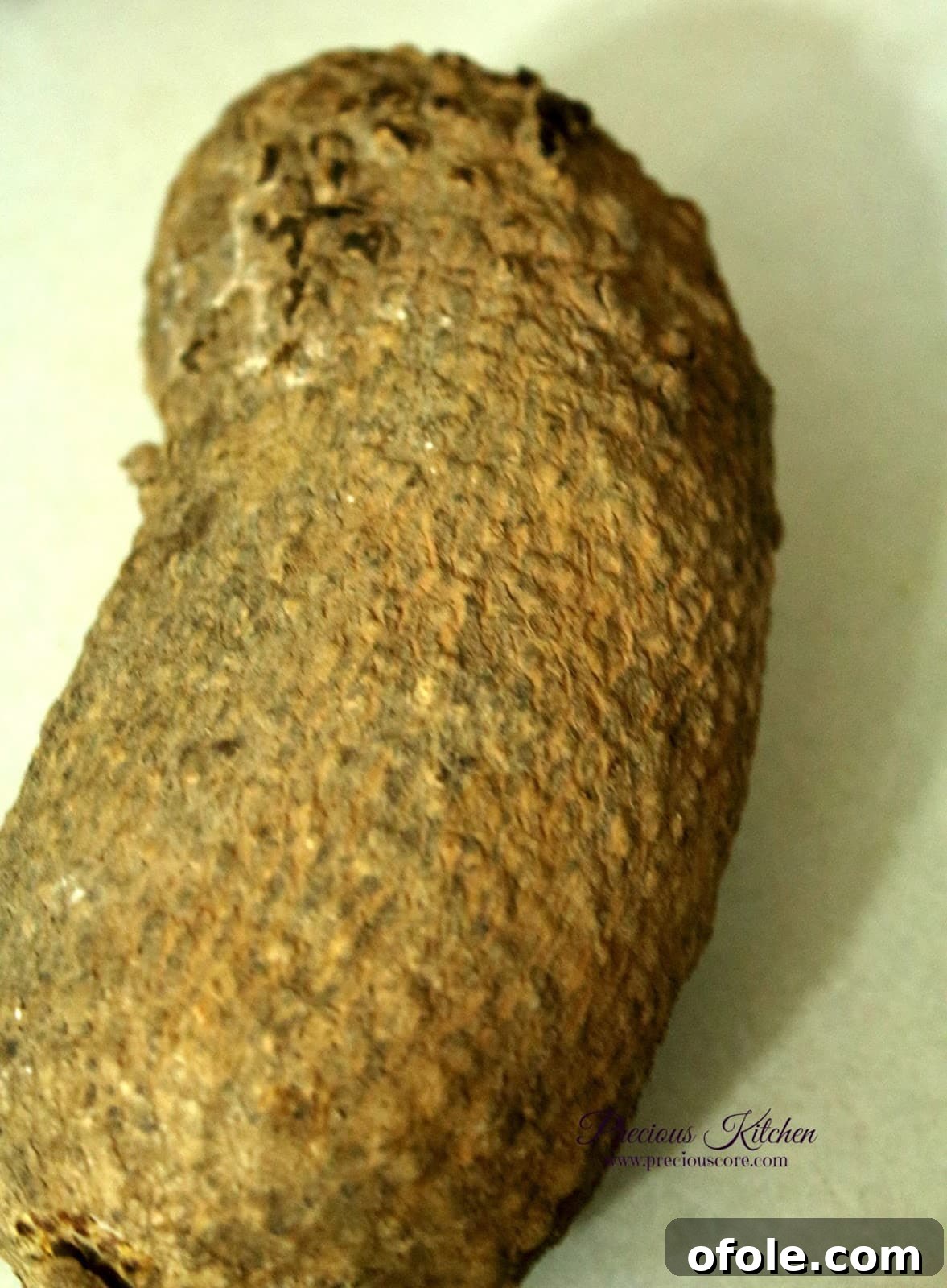 Whole African White Yam, a staple tuber