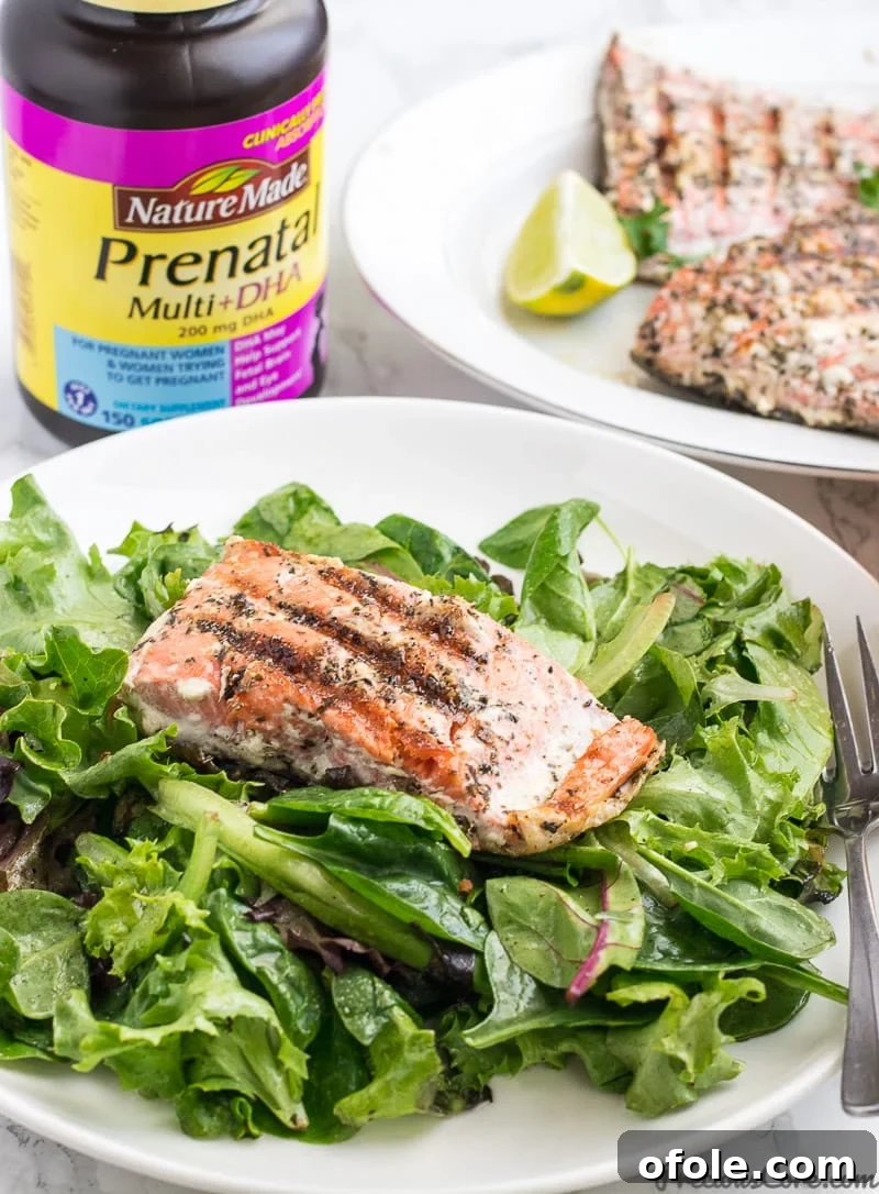 Nourishing Pregnancy: Grilled Salmon, Veggies, and Wellness Secrets 4 Grilled Salmon and Veggies