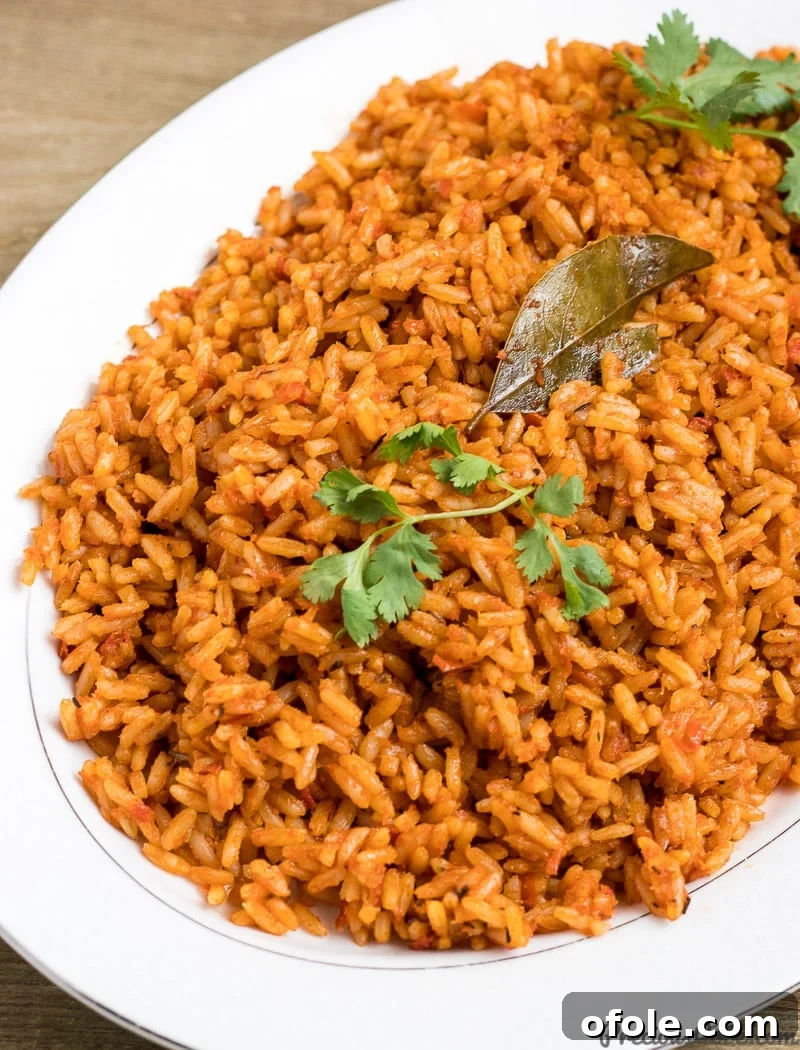 Nigerian Jollof Rice A Flavorful Journey 3 Nigerian Jollof Rice Platter