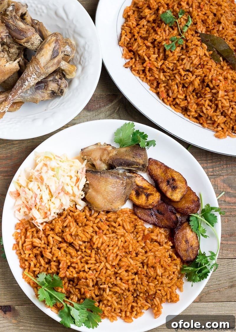 Nigerian Jollof Rice A Flavorful Journey 4 Jollof Rice and Fried Chicken Meal