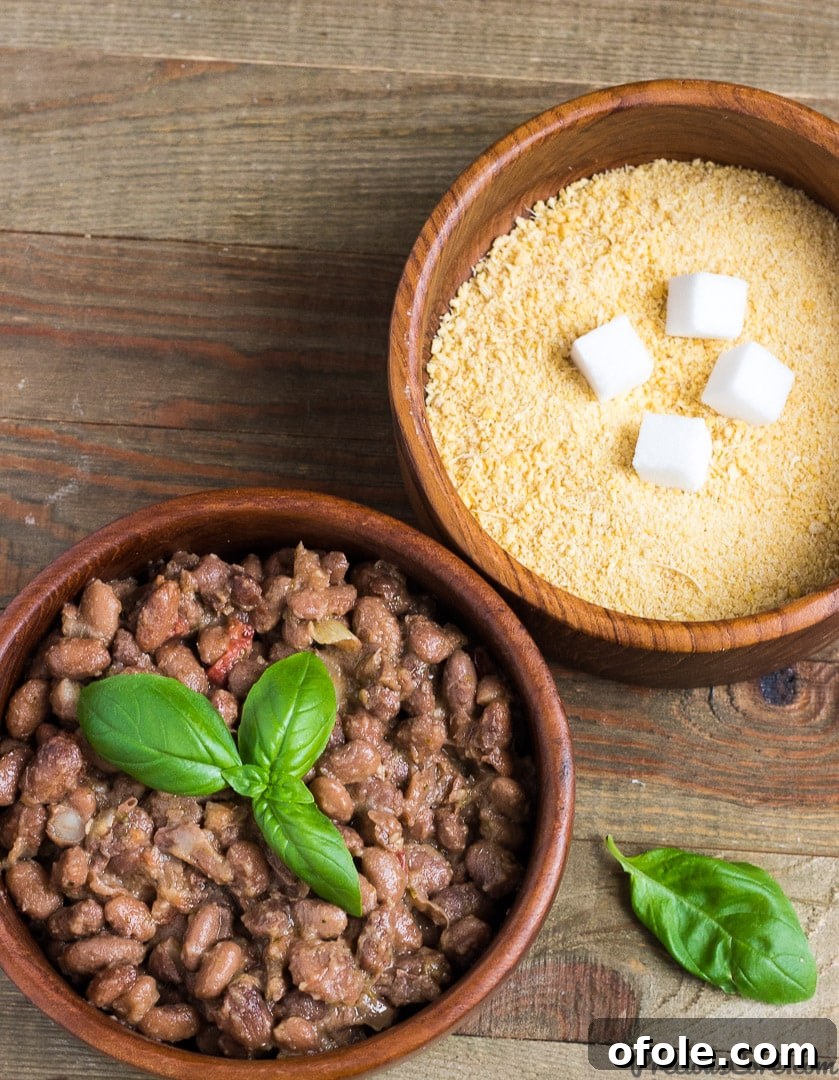 Planting Roots in California 8 A simple yet satisfying meal of Garri and stewed beans, a popular African comfort food.