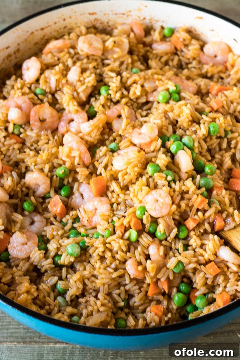 Vibrant Jollof with Succulent Shrimp 3 Authentic African Jollof Rice prepared with tender shrimp