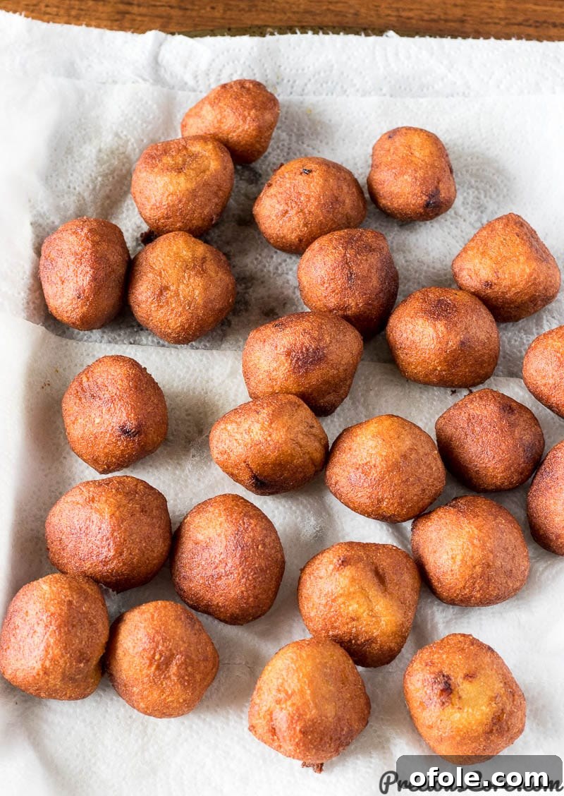 Golden African Banana Fritters 2 Accra Banana - African Banana Fritters, golden brown and perfectly fried