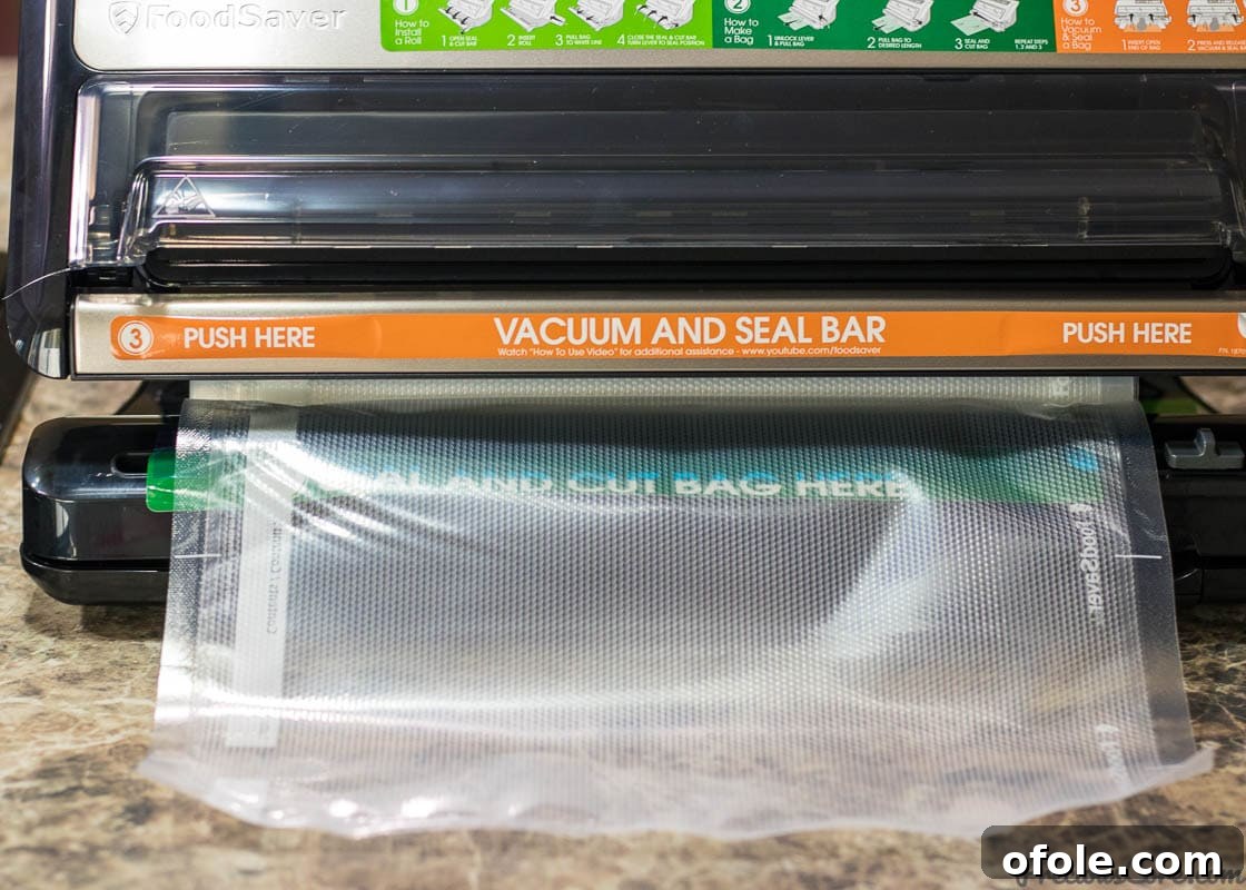 One Pan Beef Stir Fry 5 Making Foodsaver Bags