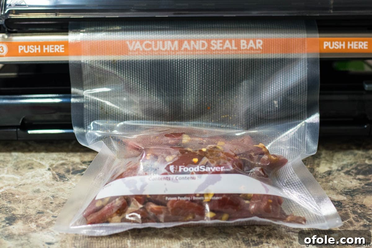 One Pan Beef Stir Fry 6 Vacuum sealing beef