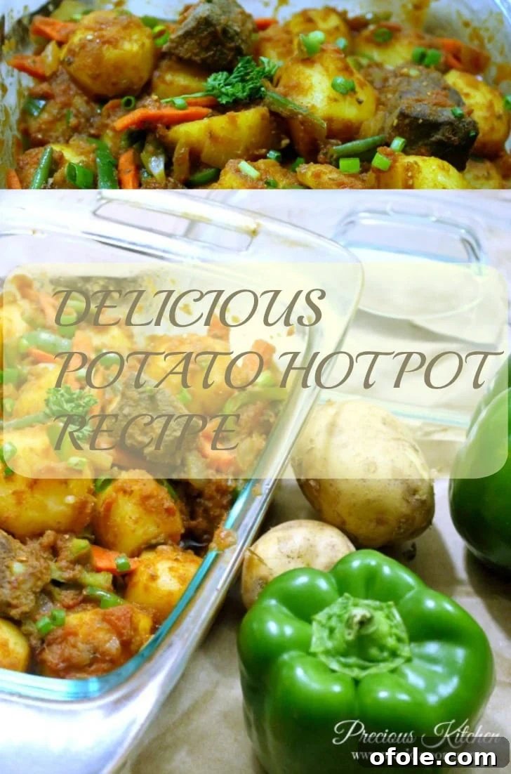 serving potato hotpot with liver