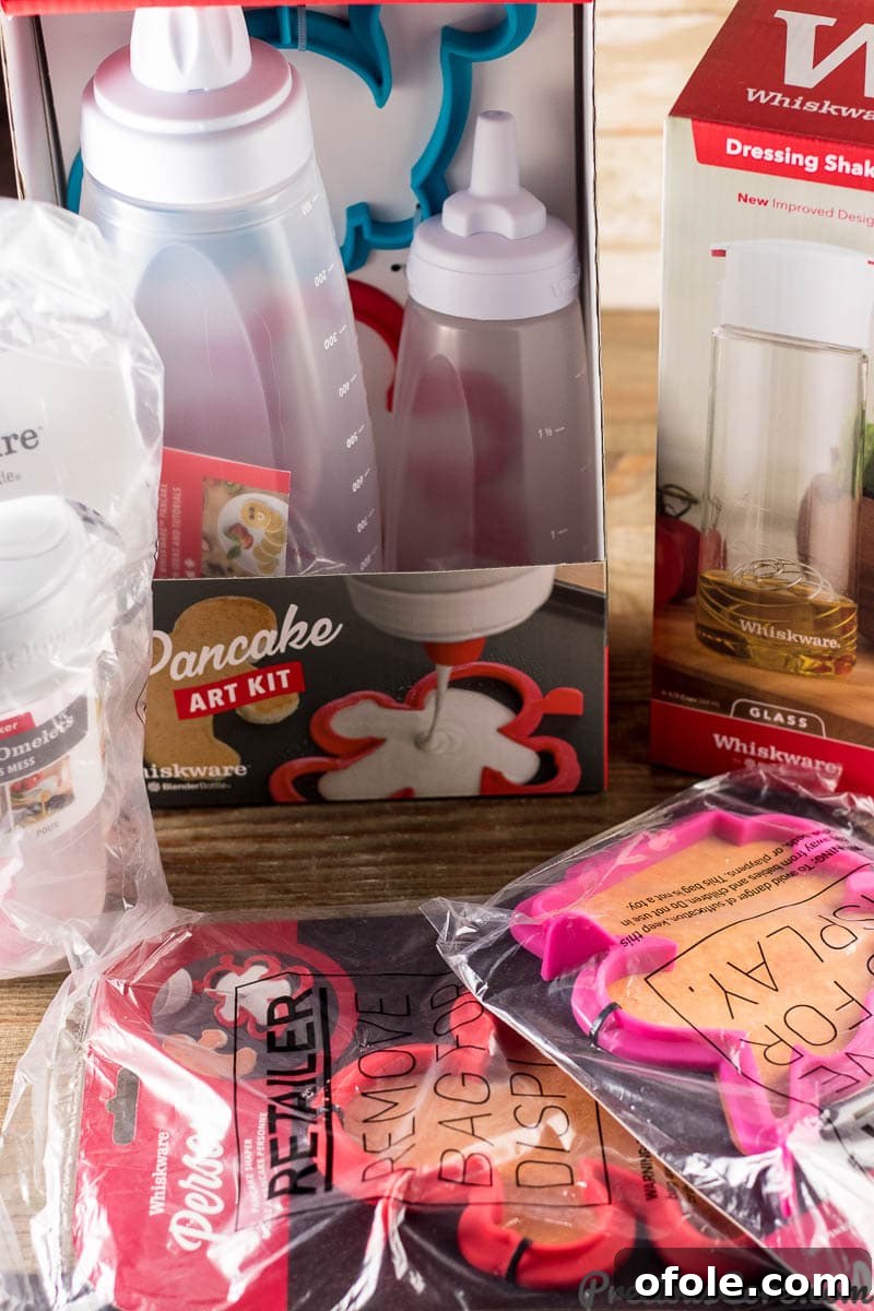 Delicious Kids Pancake Recipe Winner Inside 8 Giveaway - Whiskware kitchen tools