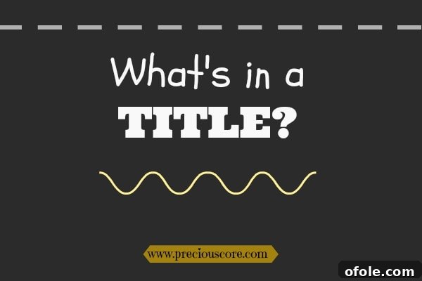 what's in a title Christian titles