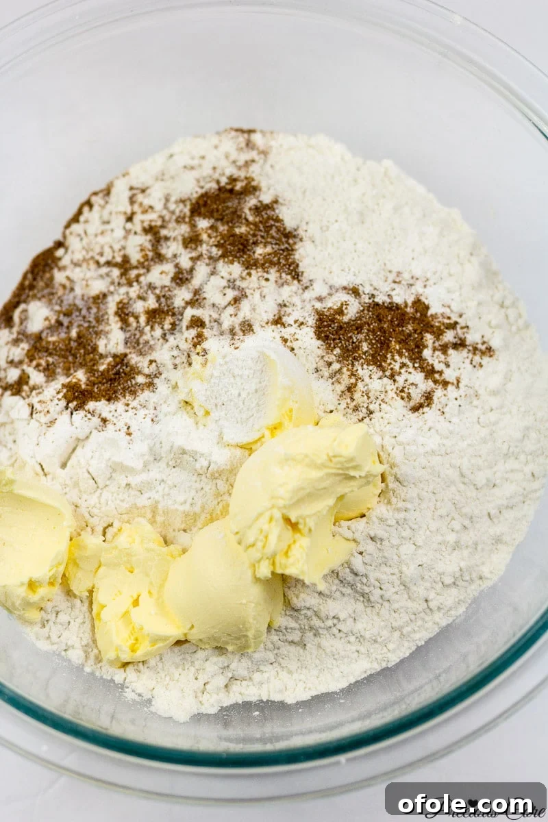 Dry ingredients for Cameroon doughnuts in a bowl.