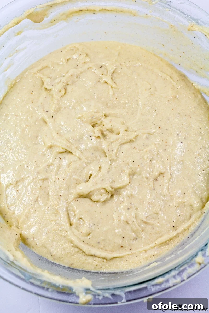Cameroon doughnuts batter with ideal consistency.