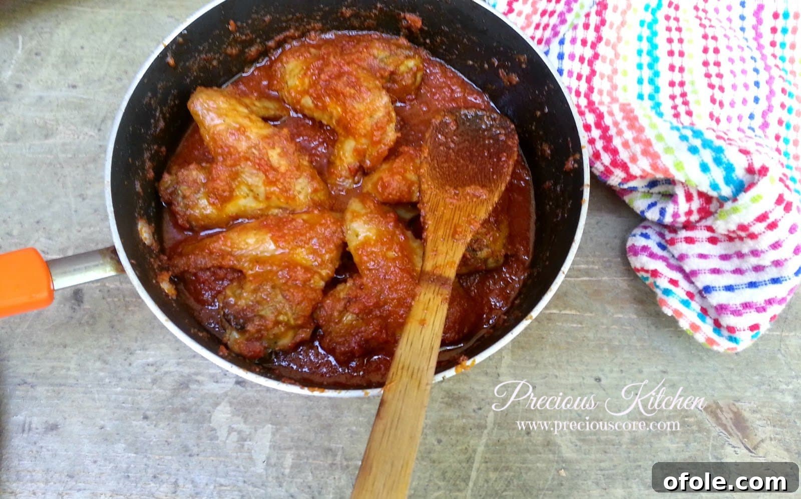 Ingredients laid out for quick Cameroonian stew